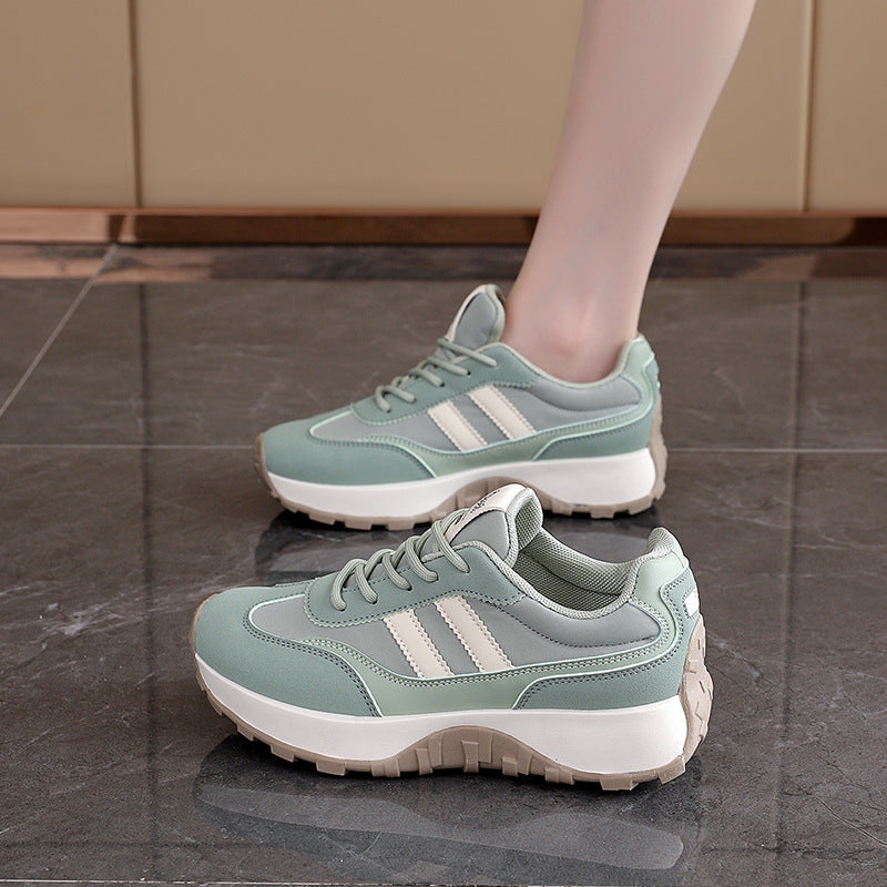 Damen Sportliche Lauf-Sneaker mit rutschfester Sohle und atmungsaktivem Obermaterial EB