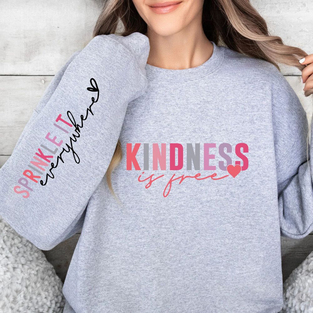 Damen Sweatshirt mit inspirierendem Schriftzug und gemütlicher Passform EB