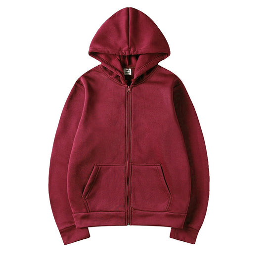 Damen Kapuzensweatshirt mit durchgehendem Reißverschluss und seitlichen Taschen EB