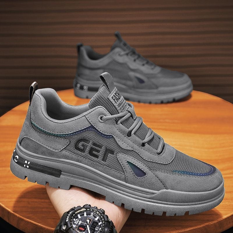 Damen Sportliche Sneakers mit rutschfester Profilsohle und atmungsaktiver Mesh-Oberfläche EB