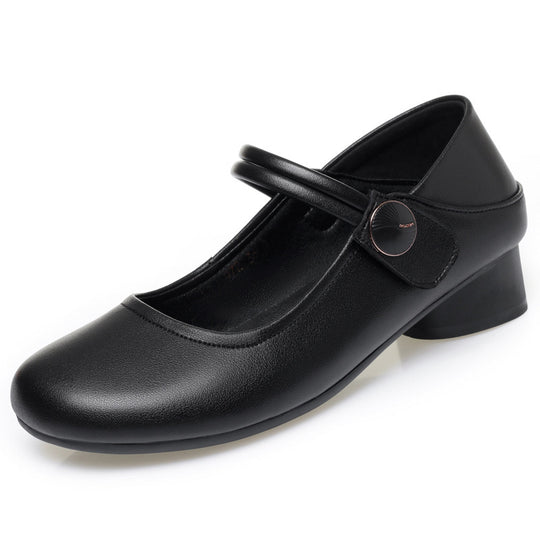 Damen Komfortable Ballerinas mit verstellbarem Riemen EB