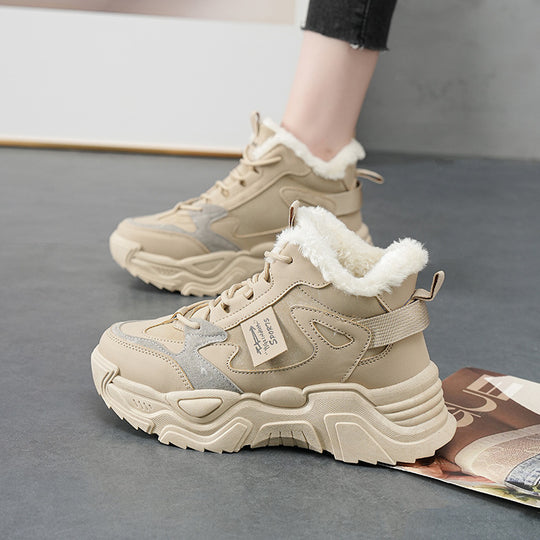 Damen Winter Sneakers mit isolierendem Futter und rutschfester Sohle EB