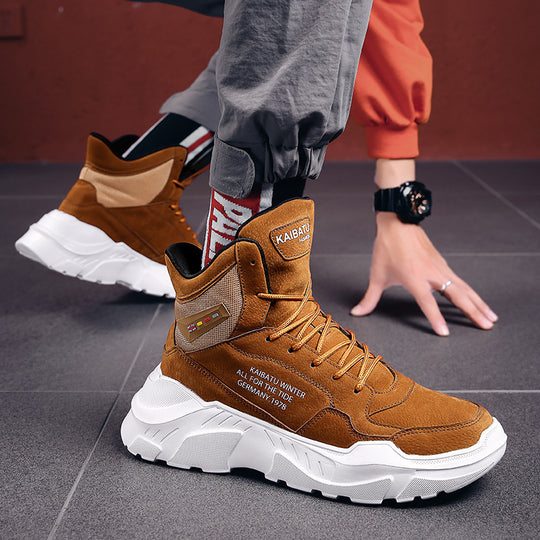 Damen High-Top Sneaker mit funktionalem Design EB