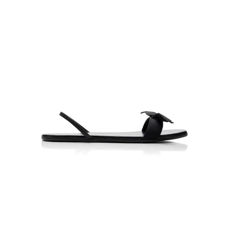 Damen Zehentrenner-Sandalen mit elegantem Knotendesign EB