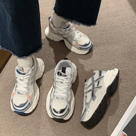 Damen Sportliche Sneakers mit innovativer Dämpfungstechnologie und atmungsaktiver Oberflächenstruktur EB