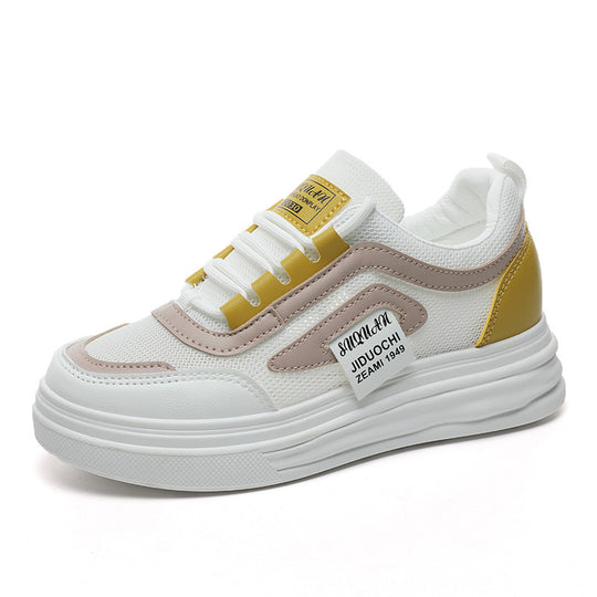 Damen komfortable Sneakers mit atmungsaktive Mesh-Oberfläche und dämpfendem Sohlenprofil EB