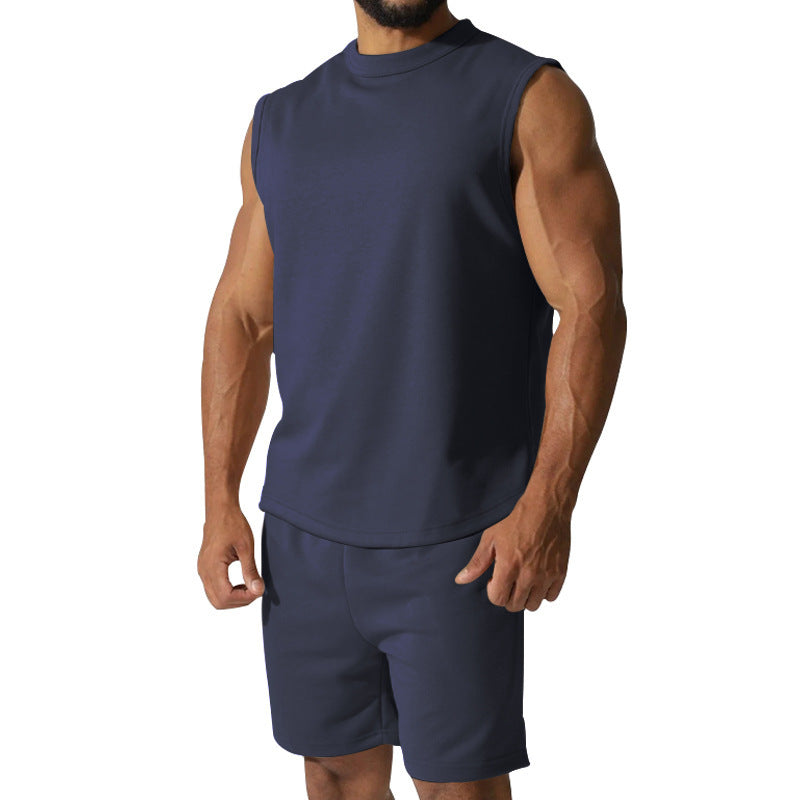 Herren sportliches Kurzarm-Set aus atmungsaktivem Material EB