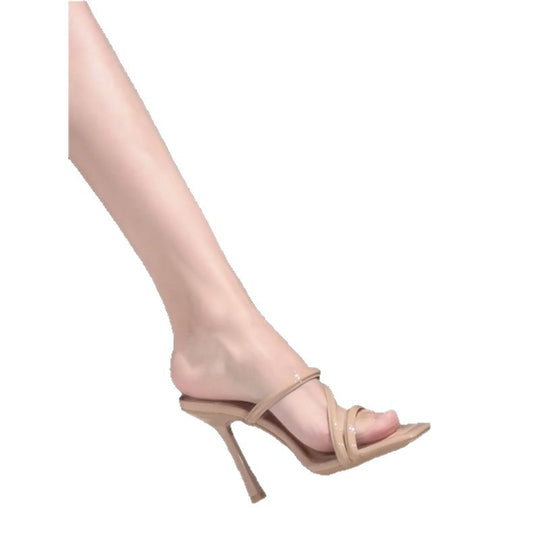 Damen Elegante High Heel Sandalen mit schmalen Riemchen EB