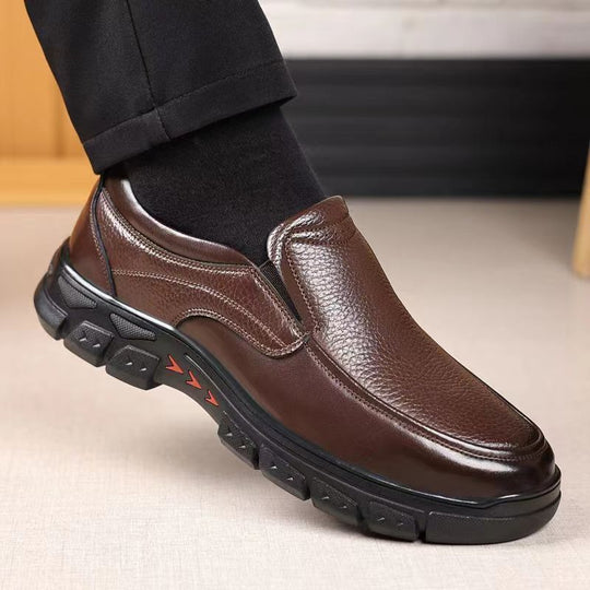 Damen Hochwertige Slip-On Lederschuhe mit ergonomischer Fußbettgestaltung EB