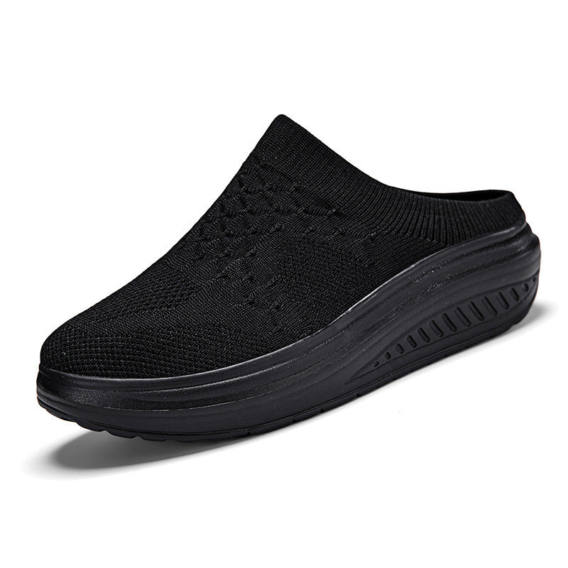 Damen Komfortable Slip-On Clogs mit atmungsaktivem Obermaterial EB
