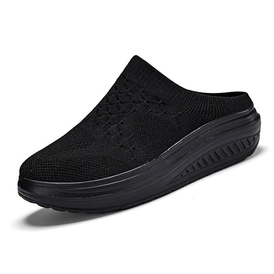 Damen Komfortable Slip-On Clogs mit atmungsaktivem Obermaterial EB