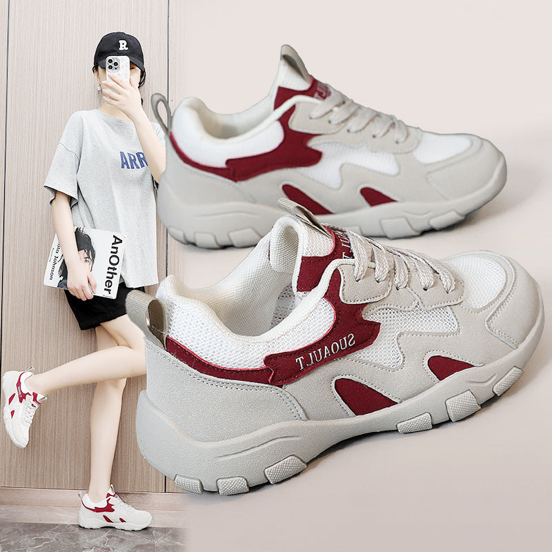 Damen Sportliche Mesh-Sneaker mit ergonomischer Dämpfung und rutschfestem Profil EB