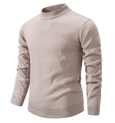 Herren Hochwertiger Strickpullover mit modernem Stehkragen EB