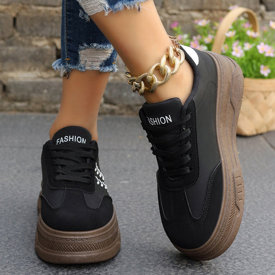 Damen Sneakers mit dicker Laufsohle und modischem Design EB