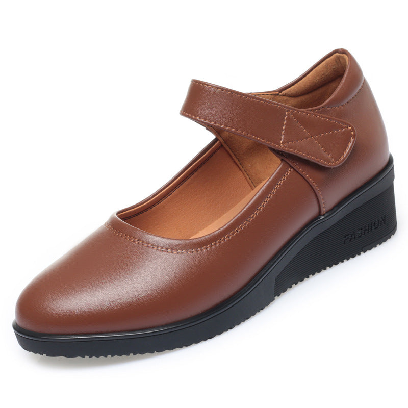 Damen bequemes Mary Jane Schuhwerk mit elegantem Riemen und flexiblem Absatz EB