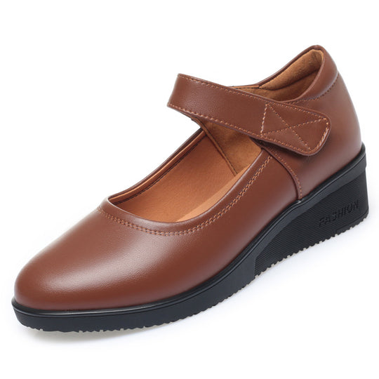 Damen bequemes Mary Jane Schuhwerk mit elegantem Riemen und flexiblem Absatz EB