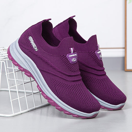 Damen Sportliche Leichtgewicht Sneakers EB