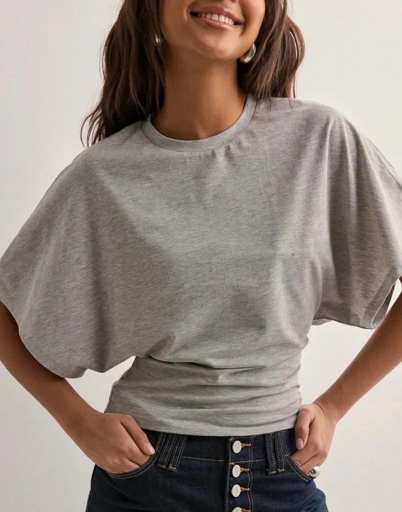Damen Bequemes Oversized T-Shirt mit modernem Schnitt EB