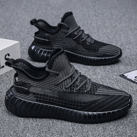 Damen Sportliche Sneakers mit nahtloser Netzstruktur und flexibler Sohle EB