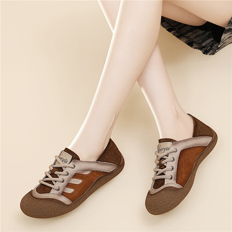 Damen Sportliche Freizeitschuhe mit atmungsaktivem Obermaterial und rutschfester Sohle EB