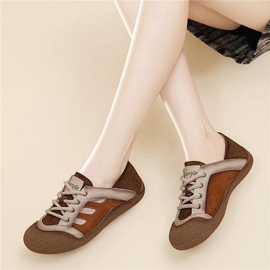 Damen Sportliche Freizeitschuhe mit atmungsaktivem Obermaterial und rutschfester Sohle EB