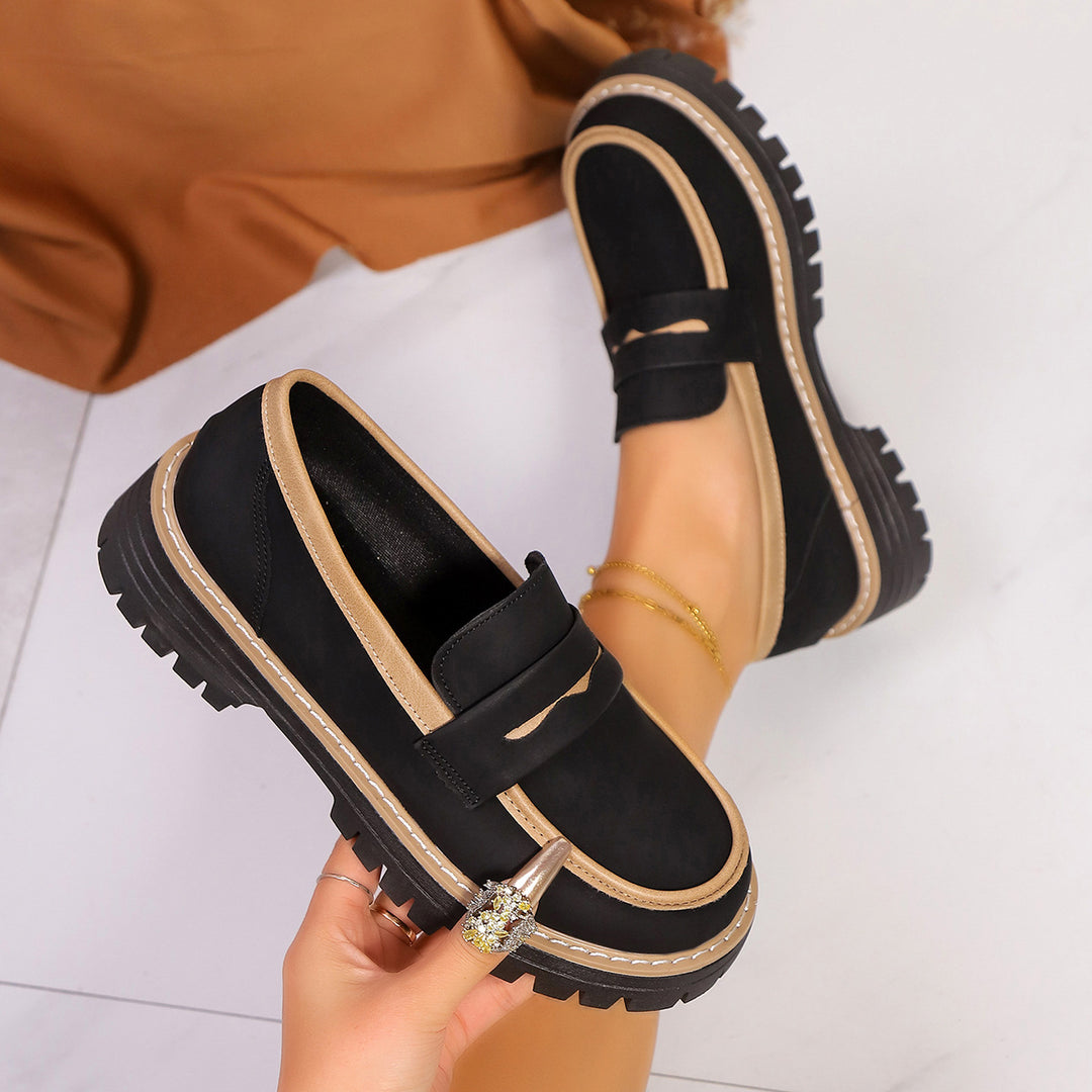 Damen Loafers mit modischem Akzent und rutschfester Sohle EB