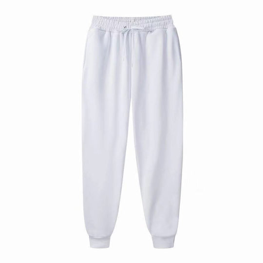 Damen Bequeme Sporthose mit elastischem Bund und Seitentaschen EB