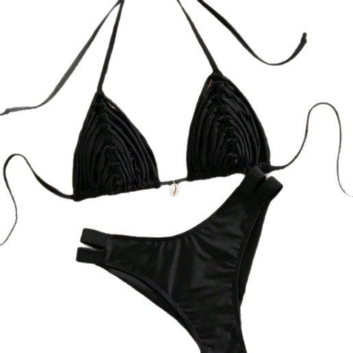 Damen Triangel-Bikini mit lässigem Raffungselement EB