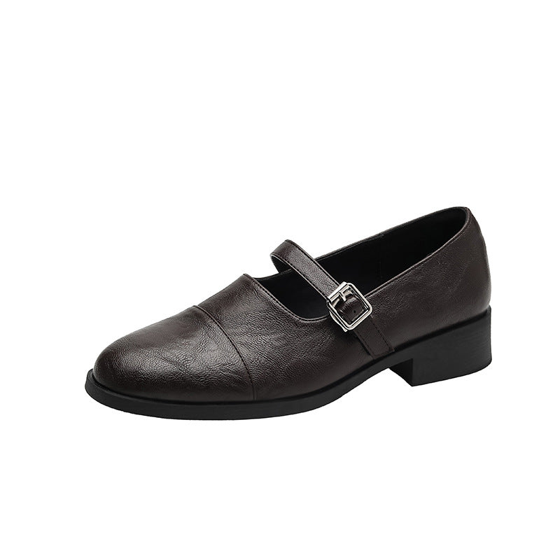 Damen Mary Jane Schuhe mit modischem Riemchen EB