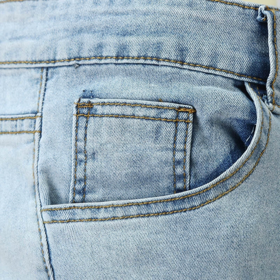 Herren Ripped Jeans im modernen Used-Look mit lässigem Schnitt EB