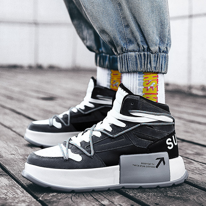 Herren Modische High-Top Sneakers mit innovativem Traktionsdesign EB