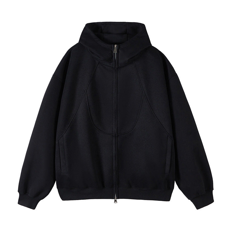 Damen modischer Kapuzenpullover mit innovativem Schnitt EB