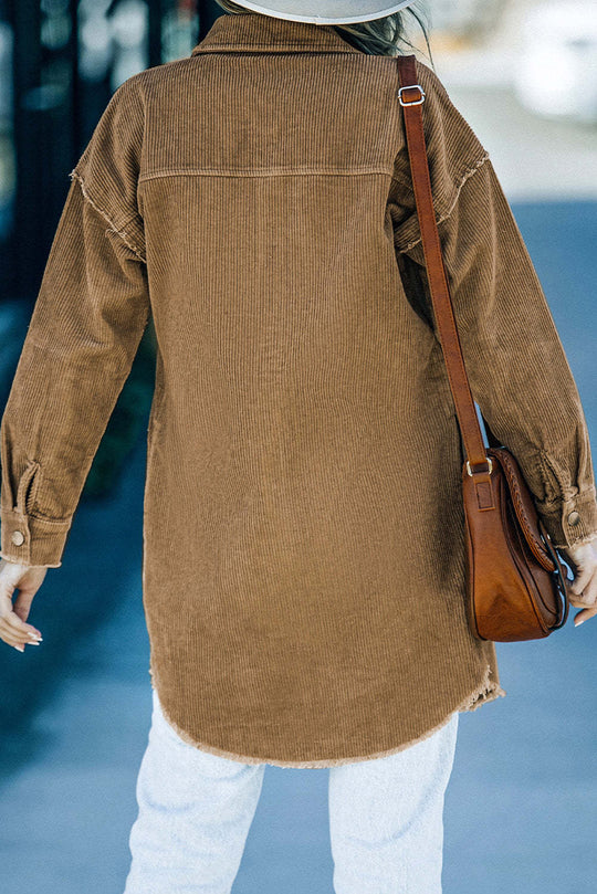 EB | Button Übergröße mittel Länge Hemdjacke