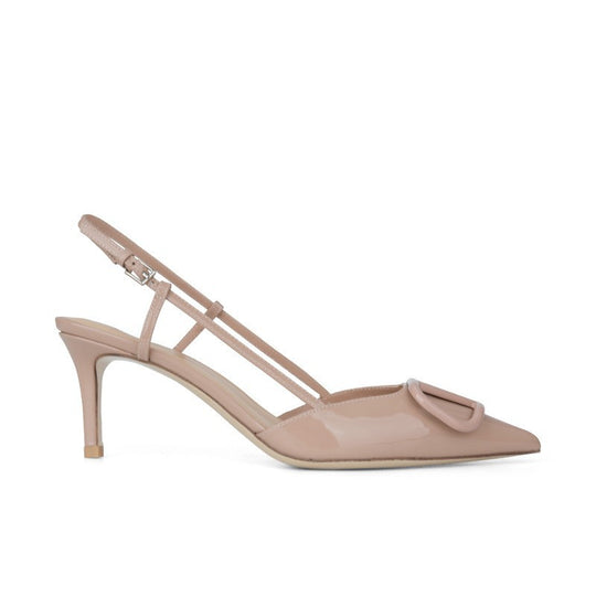 Damen Elegante Slingback Pumps mit feinem Absatz EB