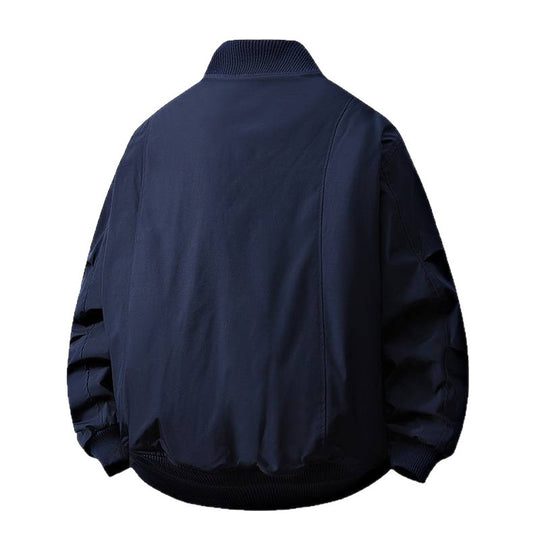 Herren Übergangsjacke mit hohem Kragen und praktischen Eingrifftaschen EB