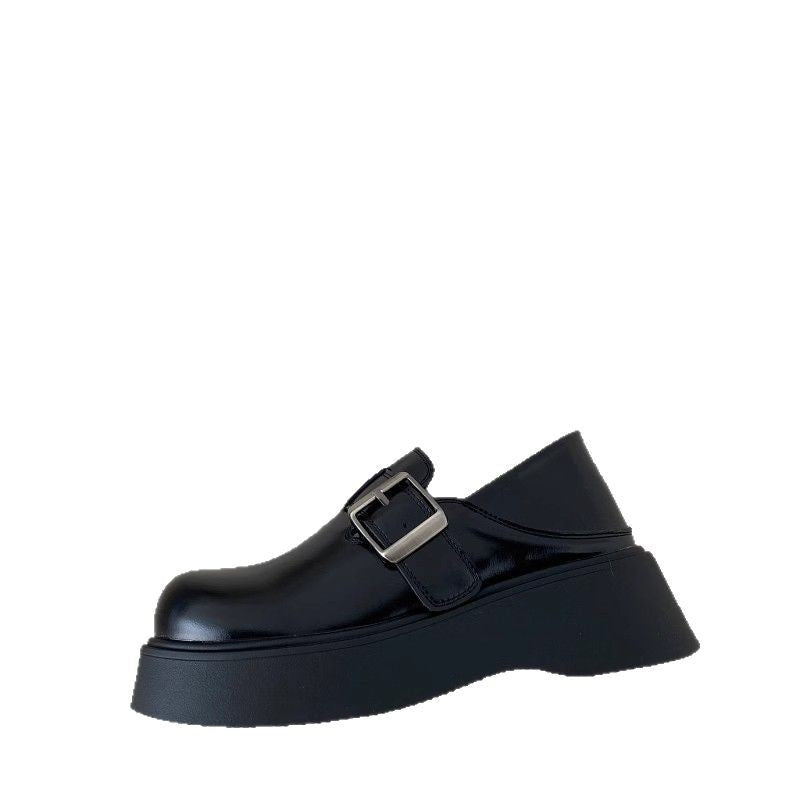Damen Modische Chunky Clogs mit verstellbarem Schnallenverschluss und dickem Sohlenprofil EB