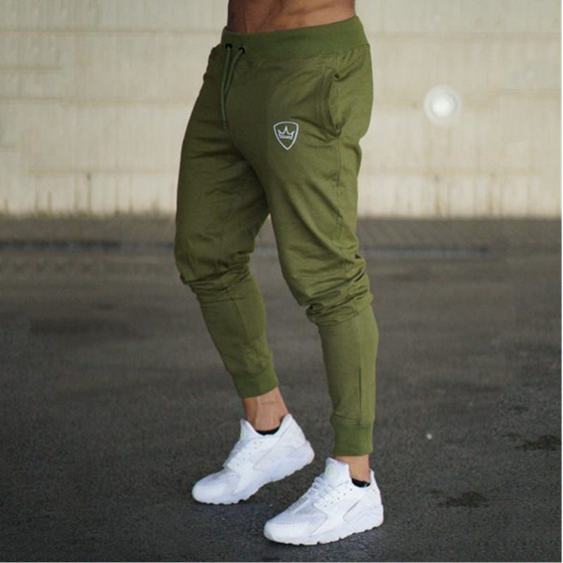 Herren Sweatpants mit schmalem Schnitt und elastischem Bund EB