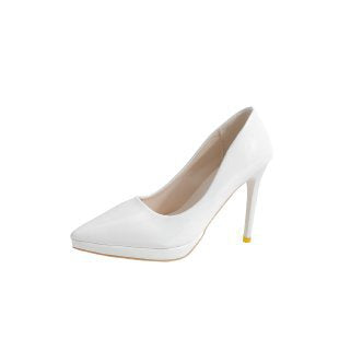 Damen elegante Lackpumps mit spitz zulaufender Silhouette und hohem Absatz EB