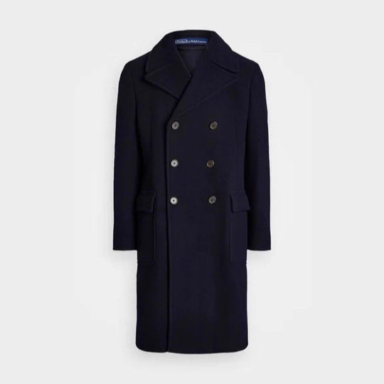 Herren Eleganter Wollmantel mit modernem Schnitt und hochwertigen Details EB