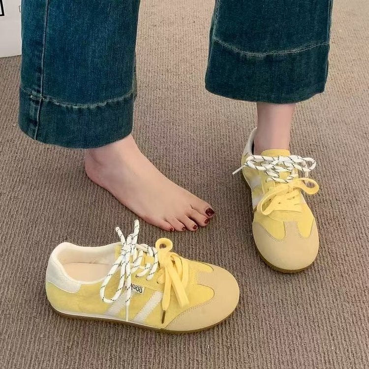 Damen Sneakers im sportlichen Retro-Stil mit atmungsaktiver Oberflächenstruktur EB