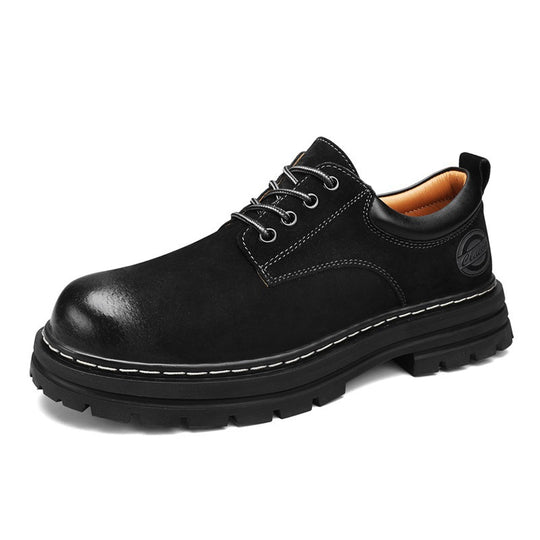 Herren robuste Schnürschuhe mit rutschfester Profilsohle und atmungsaktivem Obermaterial EB