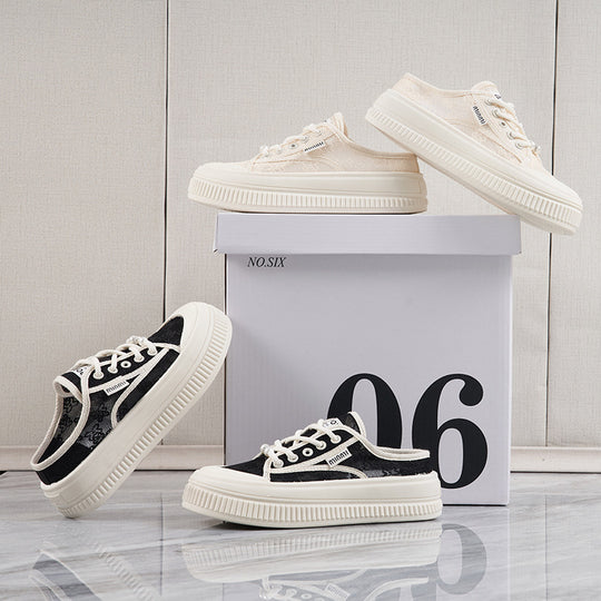 Damen Sneaker mit modischer Spitze und bequemer Sohle EB