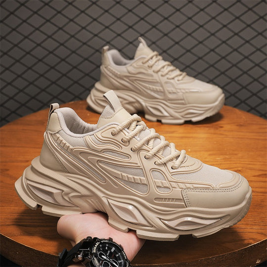 Damen Sportliche Chunky Sneakers mit elastischem Dämpfungssystem und atmungsaktivem Obermaterial EB