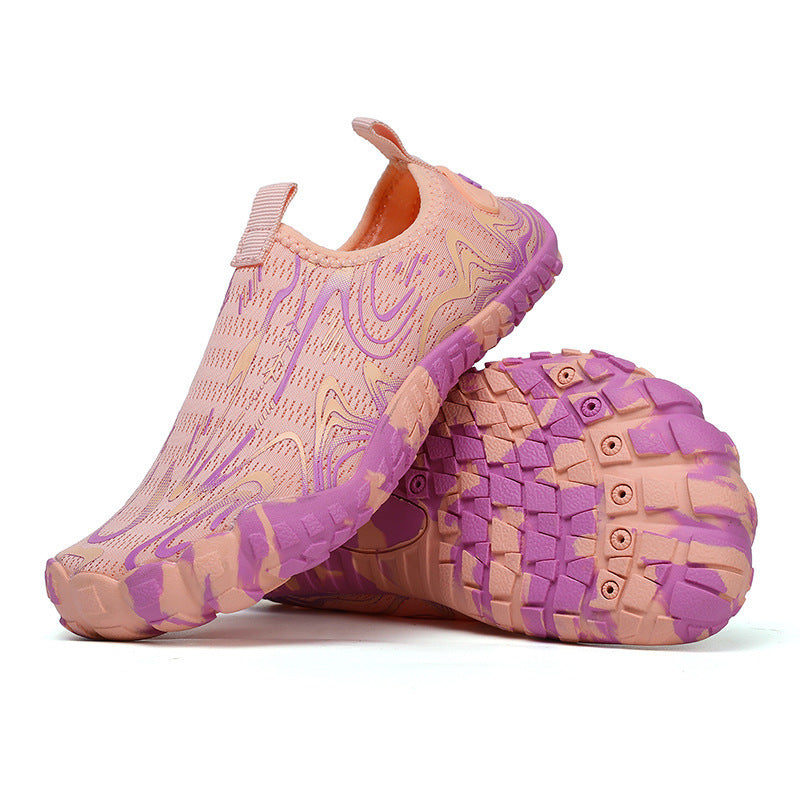 Damen Aquaschuhe mit rutschfester Sohle und elastischem Design EB