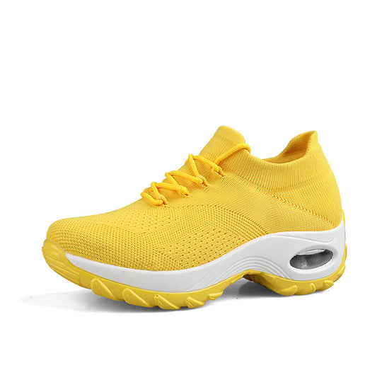 Damen Atmungsaktive Komfort Sneakers mit elastischem Obermaterial EB