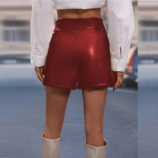 Damen Minirock mit asymmetrischem Schnitt und dekorativer Schleife EB
