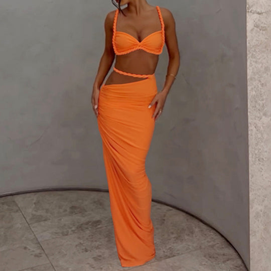 Damen Elegantes Wickelkleid mit raffinierten Rüschendetails und tailliertem Schnitt EB