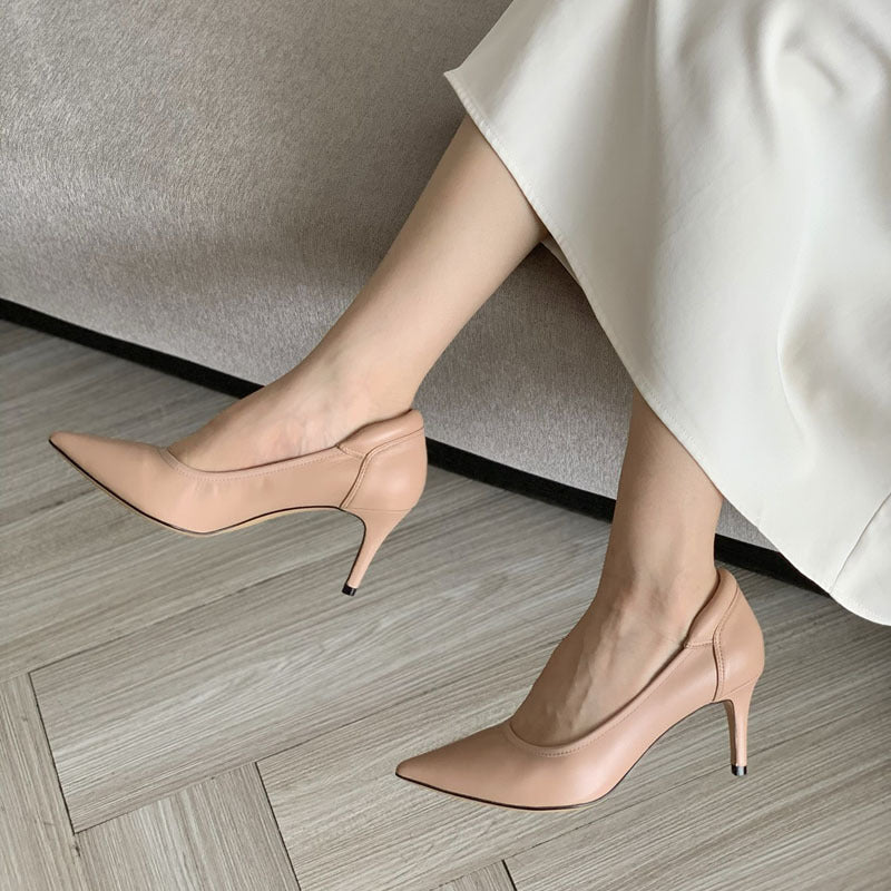 Damen Elegante Pumps mit spitz zulaufender Silhouette EB