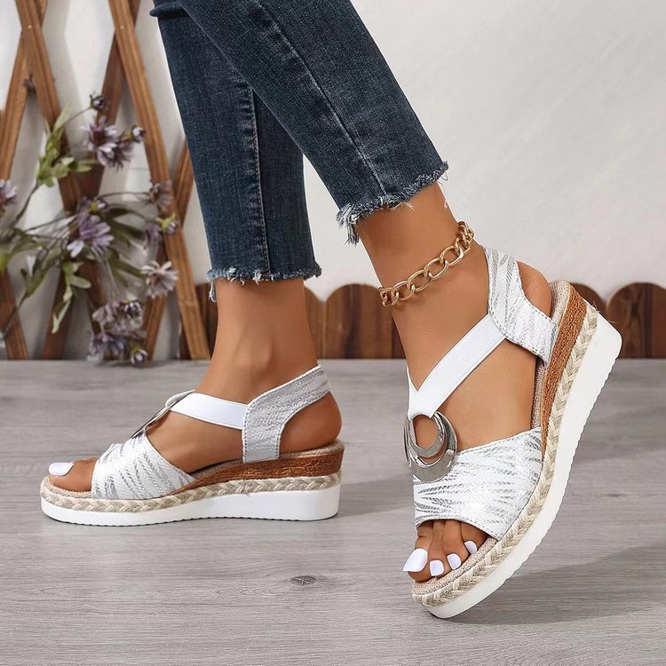 Damen Plateau Sandalen EB