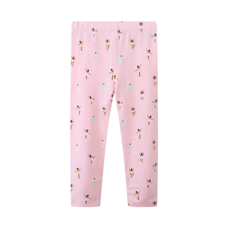 Mädchen Leggings mit bezauberndem Ballett-Motiv EB